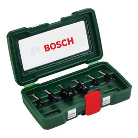 Bosch 6 Parça 8 mm Şaftlı Freze Seti