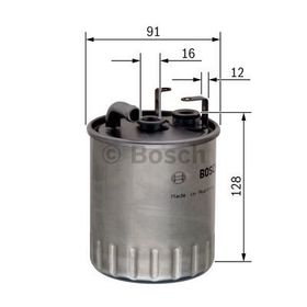 Bosch 611/612/647/668 Musluksuz Mazot Filtresi