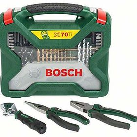 Bosch 70 Parça X-Line Titanyum Delme Vidalama Seti