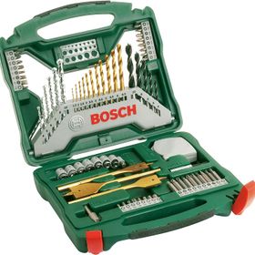 Bosch 70 Parça X-Line Titanyum Delme Vidalama Seti