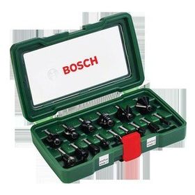 Bosch 8 mm Şaftlı 15 Parça Dıy Freze Ucu Seti