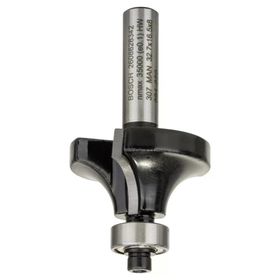 Bosch 8x10x57 mm Standard Seri Ahşap İçin Çift Oluklu Sert Metal Bilya Yataklı Yuvarlama Frezesi