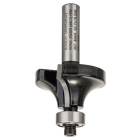 Bosch 8x10x57 mm Standard Seri Ahşap İçin Çift Oluklu Sert Metal Bilya Yataklı Yuvarlama Frezesi