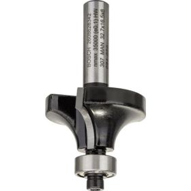 Bosch 8x10x57 mm Standard Seri Ahşap İçin Çift Oluklu Sert Metal Bilya Yataklı Yuvarlama Frezesi