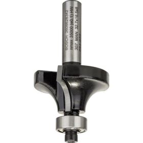 Bosch 8x10x57 mm Standard Seri Ahşap İçin Çift Oluklu Sert Metal Bilya Yataklı Yuvarlama Frezesi