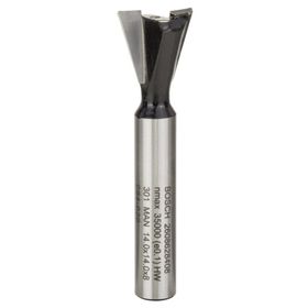 Bosch 8x14x55 mm Standard Seri Ahşap İçin Çift Oluklu Sert Metal Kırlangıç Kuyruğu Freze Ucu