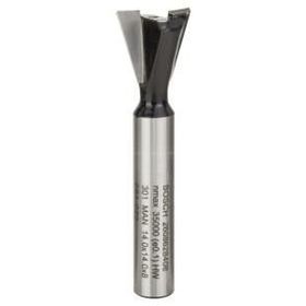 Bosch 8x14x55 mm Standard Seri Ahşap İçin Çift Oluklu Sert Metal Kırlangıç Kuyruğu Freze Ucu