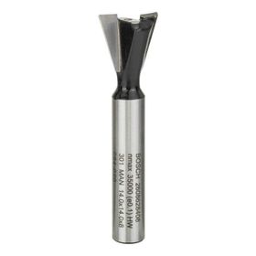 Bosch 8x14x55 mm Standard Seri Ahşap İçin Çift Oluklu Sert Metal Kırlangıç Kuyruğu Freze Ucu