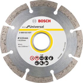 Bosch 9 + 1 115 mm Eco for Universal Segmanlı Elmas Kesme Diski