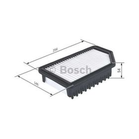 Bosch Accent Blue 1.4 Benzinli 1.6 Crdi 11 Kia Rio 1.4 Benzinli 1.6 Crdi 11 Hava Filtresi