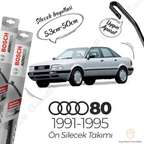 Bosch Aeroeco 1991-1995 Audi 80 Muz Silecek Takımı