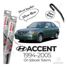 Bosch Aeroeco 1994-2005 Hyundai Accent Muz Silecek Takımı