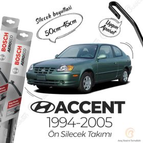 Bosch Aeroeco 1994-2005 Hyundai Accent Muz Silecek Takımı