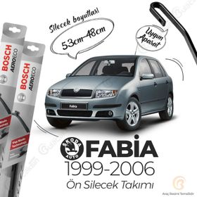 Bosch Aeroeco 1999-2006 Skoda Fabia Muz Silecek Takımı