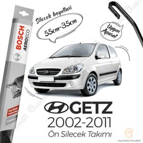 Bosch Aeroeco 2002-2011 Hyundai Getz Muz Silecek Takımı