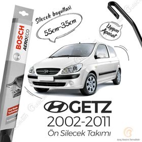 Bosch Aeroeco 2002-2011 Hyundai Getz Muz Silecek Takımı