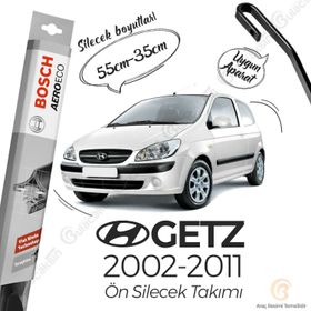 Bosch Aeroeco 2002-2011 Hyundai Getz Muz Silecek Takımı