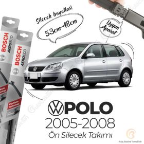 Bosch Aeroeco 2005-2008 Volkswagen Polo Muz Silecek Takımı