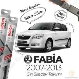 Bosch Aeroeco 2007-2013 Skoda Fabia Muz Silecek Takımı