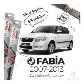 Bosch Aeroeco 2007-2013 Skoda Fabia Muz Silecek Takımı