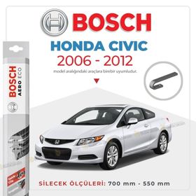 Bosch Aeroeco 2012-2016 Honda Civic Fb7 Muz Silecek Takımı