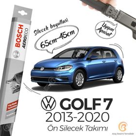 Bosch Aeroeco 2013-2020 Volkswagen Golf 7 Muz Silecek Takımı