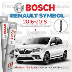 Bosch Aeroeco 2016-2020 Renault Symbol Muz Silecek Takımı