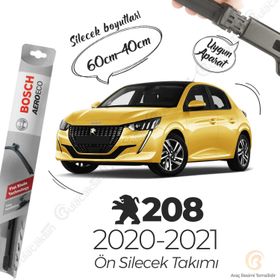 Bosch Aeroeco 2020-2021 Peugeot 208 Ön Muz Silecek Takımı