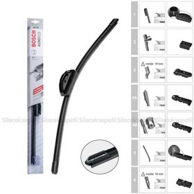 Bosch AeroEco 3397013454 AE55 Graphite 6 Aparatlı 550mm Muz Silecek