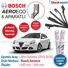 Bosch Aeroeco Alfa Romeo Giulietta 2010-2016 Muz Silecek Takımı
