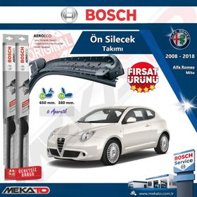 Bosch Aeroeco Alfa Romeo Mito 2008-2018 Ön Silecek Takımı