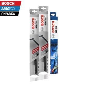 Bosch Aeroeco Audi A3 2005-2012 Ön Arka Silecek