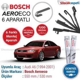 Bosch Aeroeco Audi A6 Avant 1994-2001 Muz Silecek Takımı