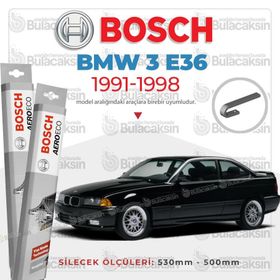 Bosch Aeroeco BMW 3 E36 1991-1998 Muz Silecek Takımı