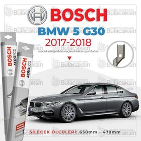 Bosch Aeroeco BMW 5 G30 2017-2018 Ön Muz Silecek Takımı