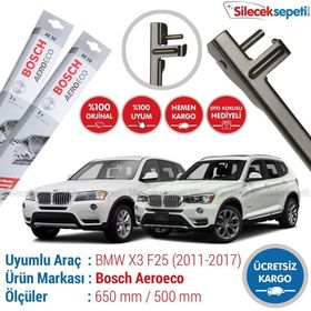 Bosch Aeroeco Bmw X3 F25 2011-2017 Muz Silecek Takımı