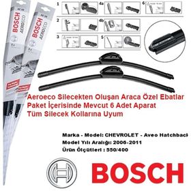 Bosch Aeroeco Chevrolet Aveo 2006-2011 Muz Silecek Takımı