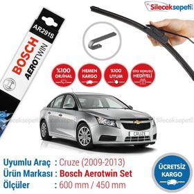 Bosch Aeroeco Chevrolet Cruze 2009-2013 Ön Muz Silecek Takımı