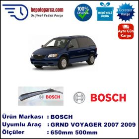 Bosch Aeroeco Chrysler Grand Voyager RS 2007-2009 650-500 mm Aparatlı Muz Silecek