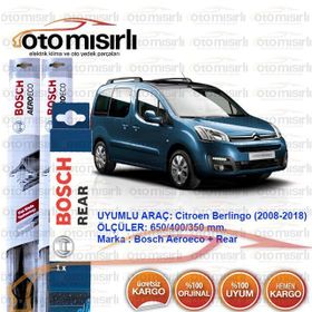 Bosch Aeroeco Citroen Berlingo 2008-2018 Silecek Takımı