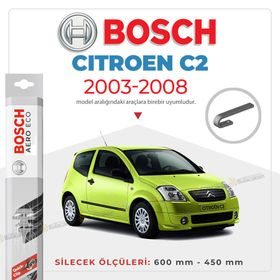 Bosch Aeroeco Citroen C2 2003-2008 Ön Muz Silecek Takımı