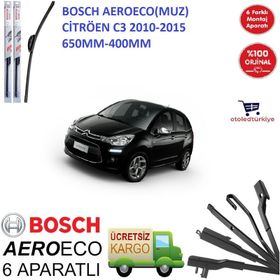 Bosch Aeroeco Citroen C3 2010-2015 Muz Silecek Takımı
