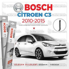 Bosch Aeroeco Citroen C3 2010-2015 Ön Muz Silecek Takımı