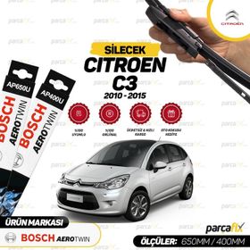 Bosch Aeroeco Citroen C3 2010-2015 Ön Muz Silecek Takımı