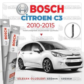 Bosch Aeroeco Citroen C3 2010-2015 Uyumlu Muz Silecek Takımı