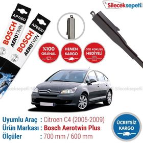 Bosch Aeroeco Citroen C4 2005-2009 Muz Silecek Takımı