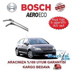 Bosch Aeroeco Citroen C4 2005-2009 Muz Silecek Takımı