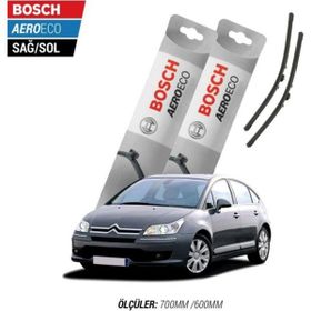 Bosch Aeroeco Citroen C4 2008 Model Muz Silecek Takımı