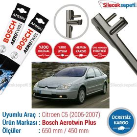 Bosch Aeroeco Citroen C5 2005-2007 Ön Muz Silecek Takımı