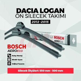 Bosch Aeroeco Dacia Logan 2 2012-2015 Silecek Takımı